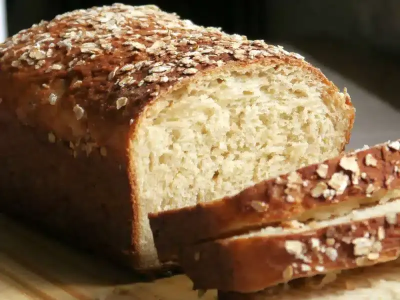Panque de avena y miel